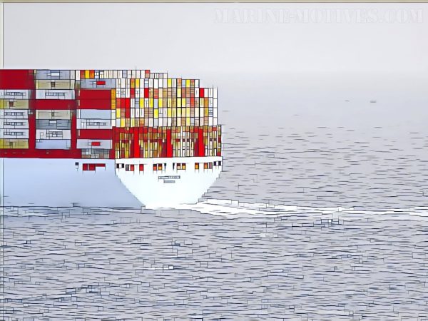 Stern of a Maersk Container Liner