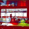 The Wheel House of a big Container Ship